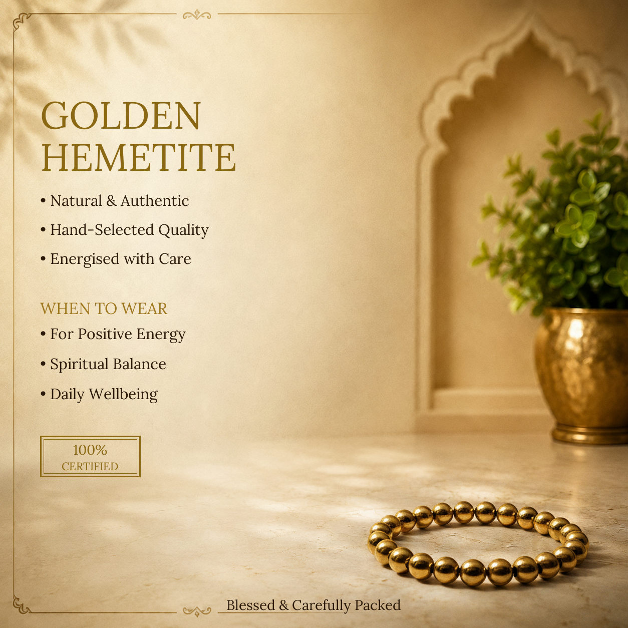 Golden Hematite Bracelet - image 2