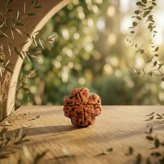 Nepal Origin 4 Mukhi Rudraksha - 17mm to 22mm