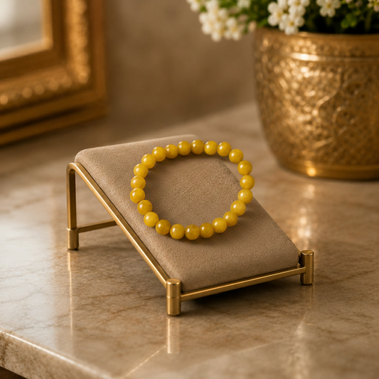 Yellow Jade Bracelet
