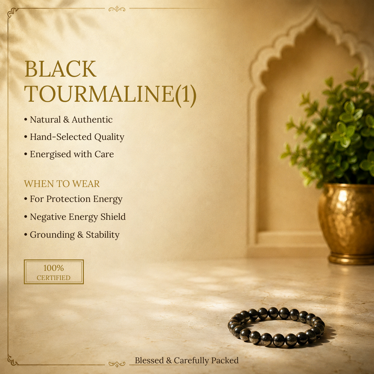 Black Tourmaline Bracelet - image 4