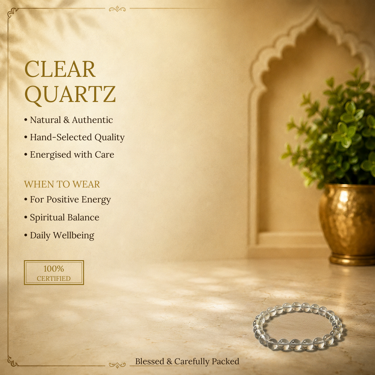 Clear Quartz Bracelet - image 2