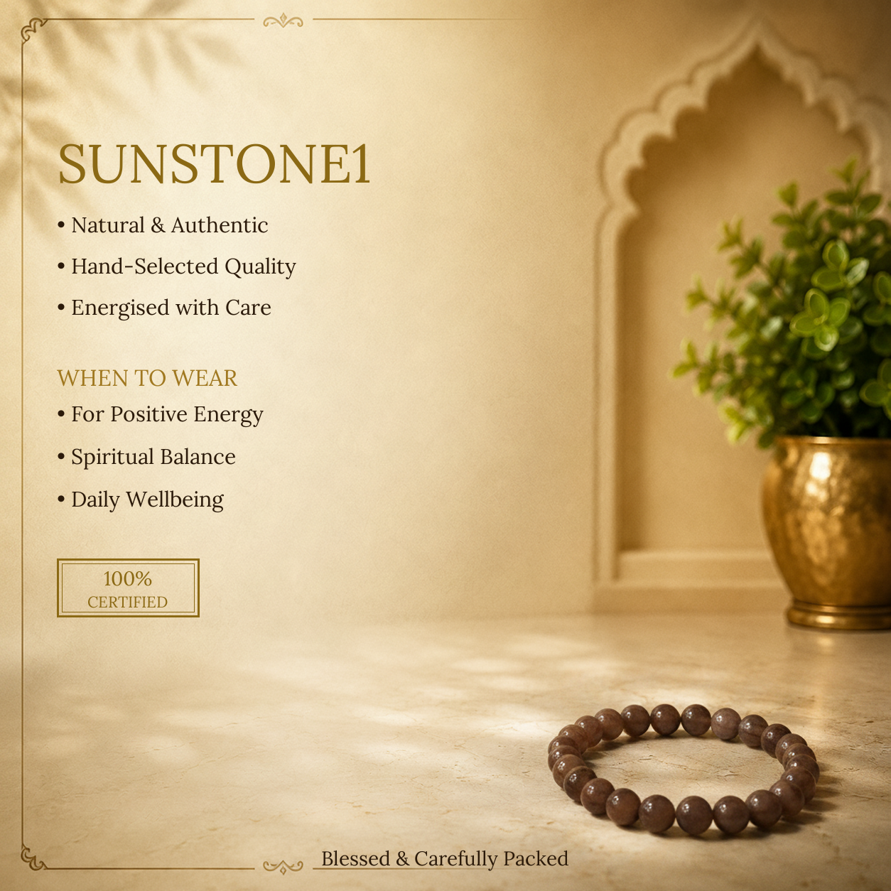 Sunstone Bracelet - image 4