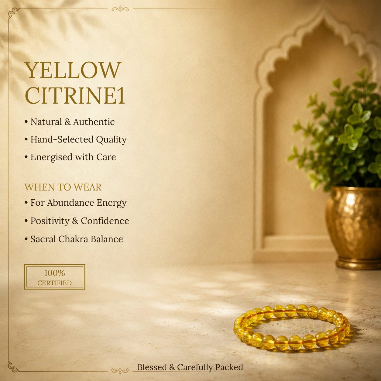Yellow Citrine Bracelet - image 4